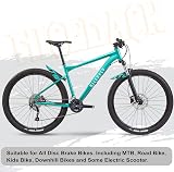 NICEDACK Mudguards 2 Piece Front Rear MTB Cyan 20-29 Inch Compatible view 5