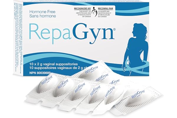 RepaGyn Vaginal Dryness Moisturizer - Helps Relieve Vaginal Dryness and Moisturizes Vaginal Tissue - Made with Hyaluronic Aci