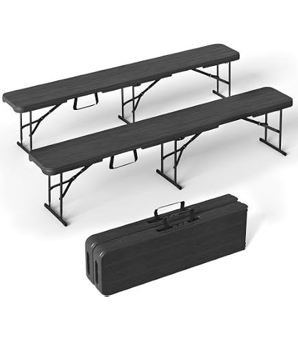 Amazon.com : Portable 8-Seater Folding Team Sports Sideline Bench