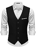 MAGE MALE Men's Suit Vests Casual Formal Dress Vest