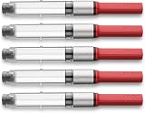 Lamy Z28 Converter Red 5 pcs for Safari AL-Star abc joy nexx Lx fountain pens