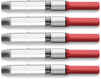 Lamy Z28 Converter Red 5 pcs for Safari AL-Star abc joy nexx Lx fountain pens