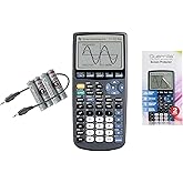 TI 83 Plus Graphing Calculator with Guerrilla Military Grade Screen Protector Set, Certified Reconditioned (New Model)