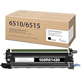 1Pack 6510/6515 Black Drum Unit (48,000 Page Yield) - 108R01420 Drum Unit Replacement for Xerox Phaser 6510 WorkCentre 6515 Printer