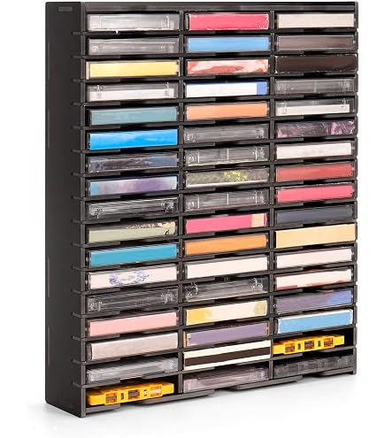 Display Stand Wooden - Holds 115 Tapes, Wall Mountable, Wire Mesh Sides ...