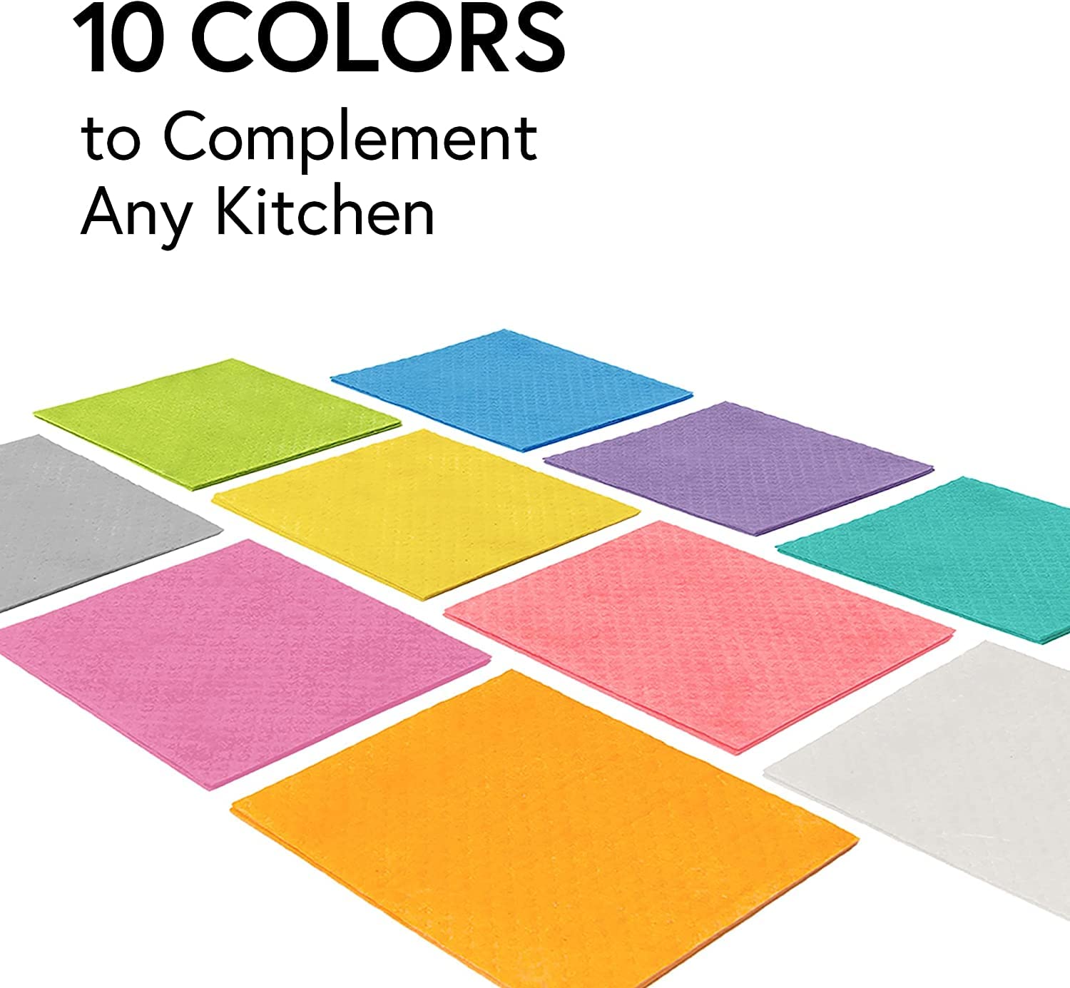 Swedish Wholesale Swedish DishCloths for Kitchen 10 Pack Reusable