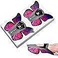 Rolabling Nail Forms Tips Extension Guide Sticker Nail Art Butterfly Sticker Gel/Acrylic Nail Polish 100 pcs (Size-1)