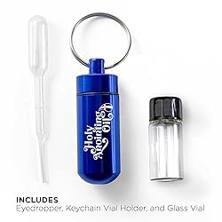 Anointing Oil Bottle Accessory Kit, Blue Keychain