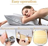 Hanyousheng 8 Pcs Adjustable Bed Sheet Clips, 30cm-130cm, White view 3