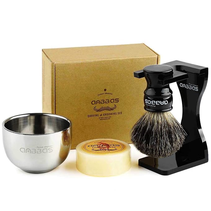 anbbas shaving and grooming set