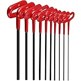 Honoson 10 Pieces T-handle Hex Key Set 9 Inch Long
