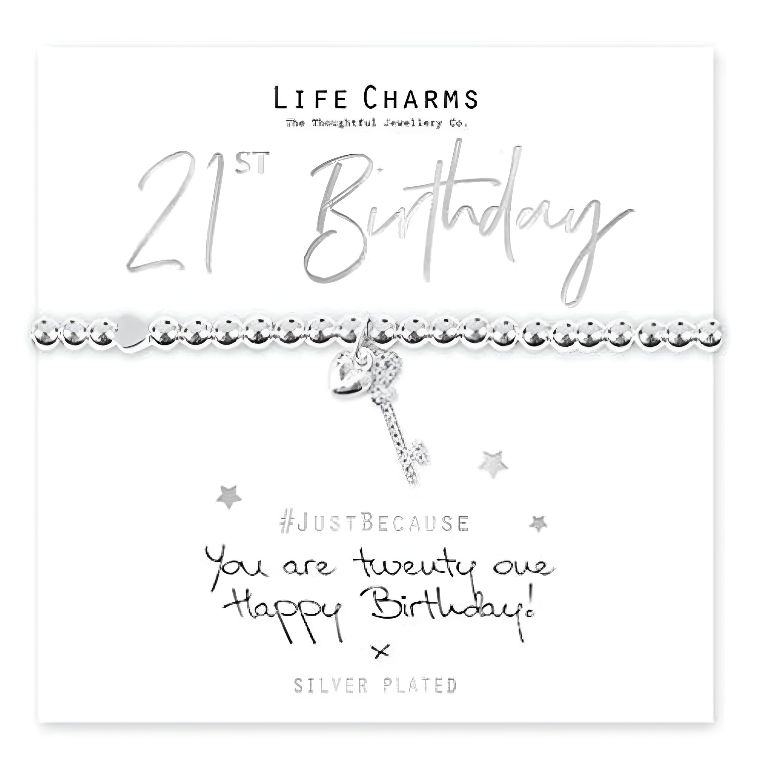 Life Charms 21st Birthday Bracelet