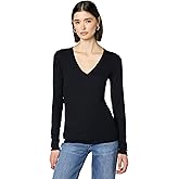 Splendid Women's Valley Rib V Neck Tee
