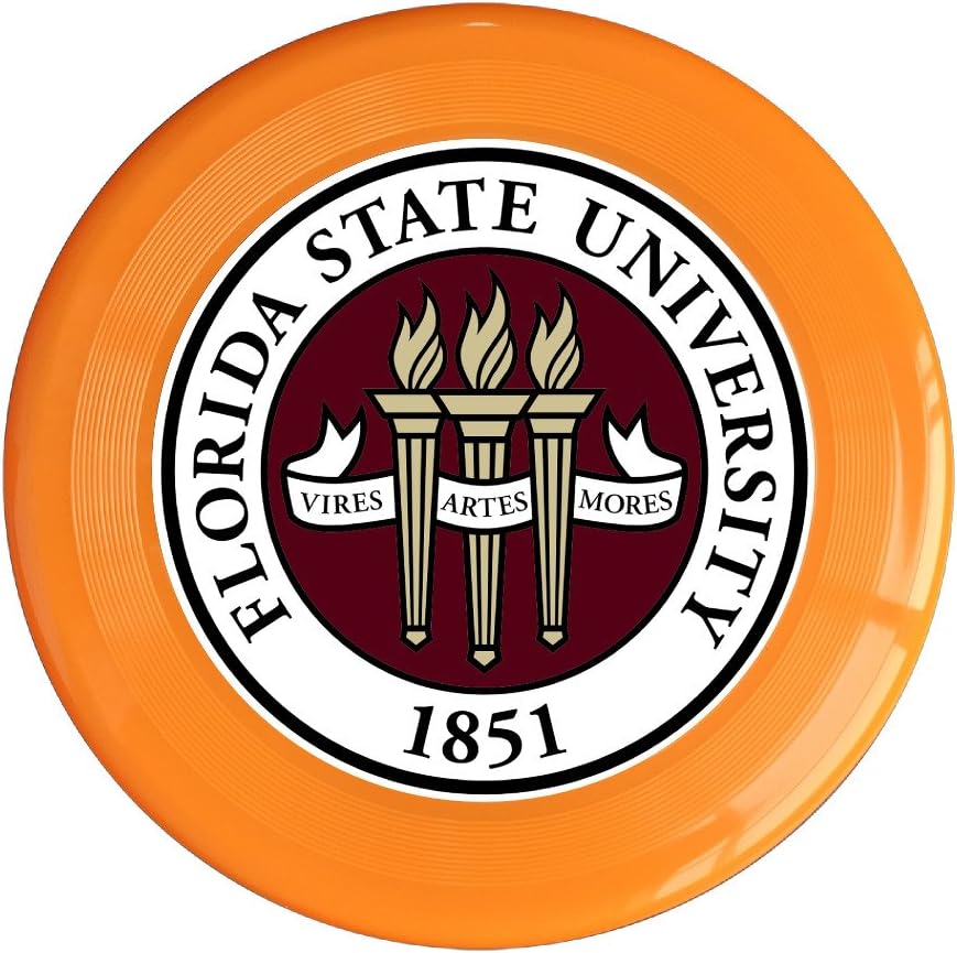 WG Unisex Florida State University Seminoles Outdoor Game Frisbee Flyer Frisbee Yellow