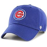 '47 Brand Chicago Cubs Clean Up MLB Dad Hat Cap Royal