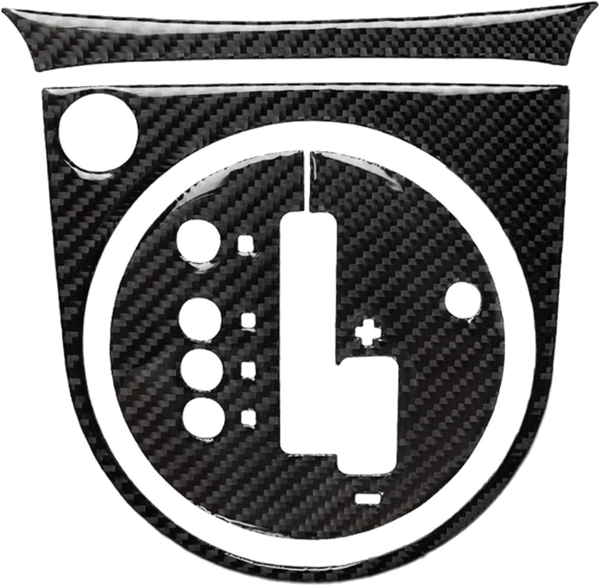 hors Carbon Fiber Gear Box Instrument Console Instrument Dashboard Panel Frame Decal Cover Trim for Nissan 350Z 2006-2009