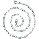 Galvanized Steel Anchor Chain, 4ft/5ft/6ft/10ft/15ft/20ft Boat Anchor Chain, Anchor Lead Chain with Double Boat Anchor Shackle, Marine Anchor Chain for Different Anchors, Anchor Chains for Boats