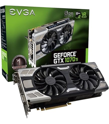 ％ GeForce GTX 1070 8GB GDDR5 Amazon.com: EVGA GeForce GTX 1070 FTW GAMING ACX 3.0, 8GB