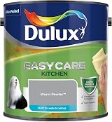 Dulux Easycare Kitchen Matt Emulsion Paint Warm Pewter 2.5L Walls Ceilings view 2