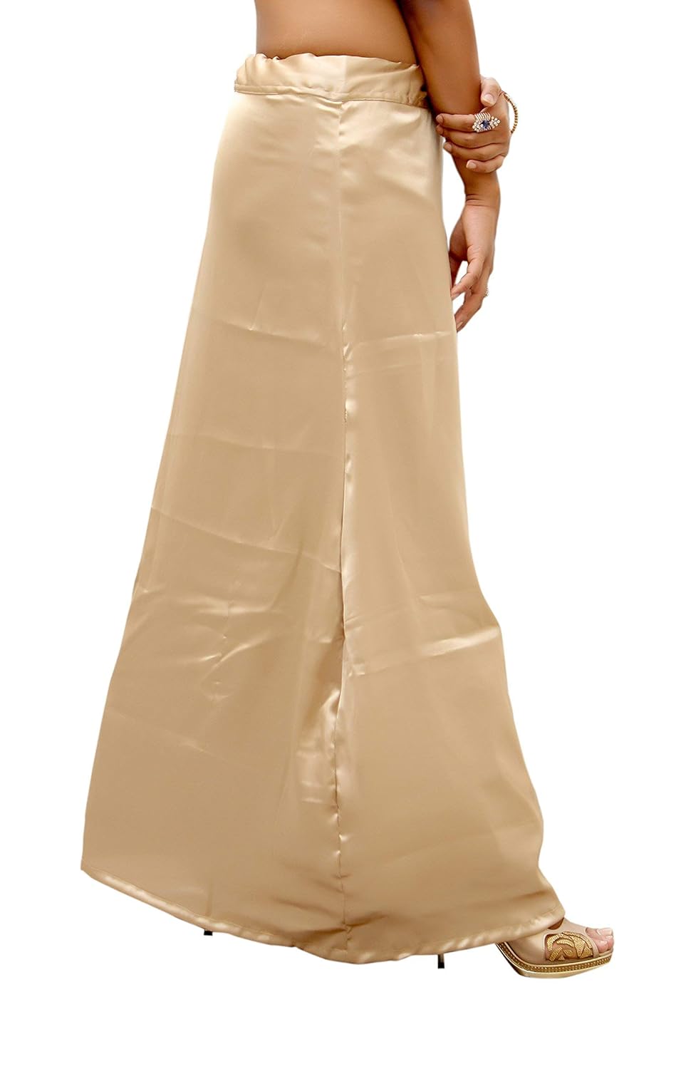 s.k. textiles women's satin cancan 3 layered petticoat (sc3l003tr106s, 36-40 inch)