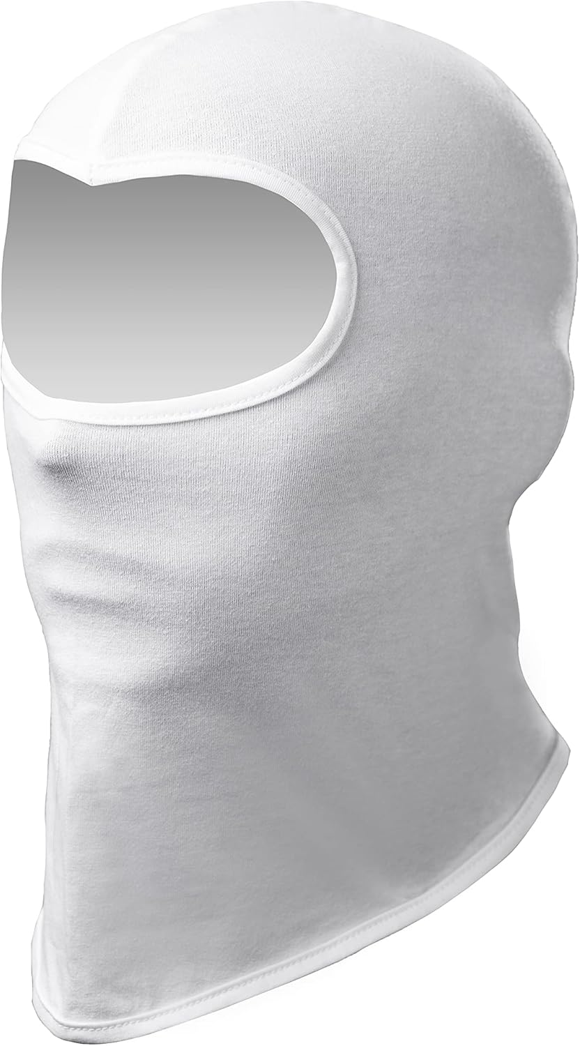 TRACK ARMOUR Racing Head Sock Balaclava for Auto and Motorcycle Racing WHITE COLOR TAHS-WT: Automotive