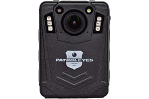 PatrolEyes Edge 2K HD 64GB GPS Auto IR Night Vision Police Body Personal Security Long Battery Life Camera