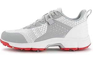 ZVC Golf Shoes Men with Spikes Mesh Breathable Professional Spiked Men Outdoor Golf Walking Sport Training