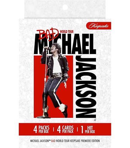 Amazon.com: Michael Jackson Bad World Tour Keepsake Premiere