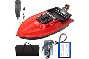 CRESEAPRODUCTS High Speed RC Fishing Bait Boat for Ocean Lake Fishing, 500M Range, 4.5KG Load, Cruise Control