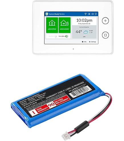 Replacement Battery For 2GIG GC3 & ADT SmartThings Panel - 3800mAh Li-Polymer Battery