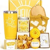 Gift Baskets for Women, 10pcs Unique Birthday Gifts for Women, Best Friend Birthday Christmas Gift, Get Well Soon Gift Basket Sending Sunshine Cheer Up Box for Sister Friendship - BRIGHTEN UP HER DAY!