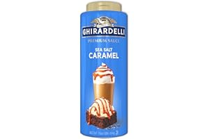 GHIRARDELLI CHOCOLATE COMPANY Ghirardelli Chocolate GHIRARDELLI Premium Sea Salt Caramel Sauce, 16 Oz (6 Bottles)