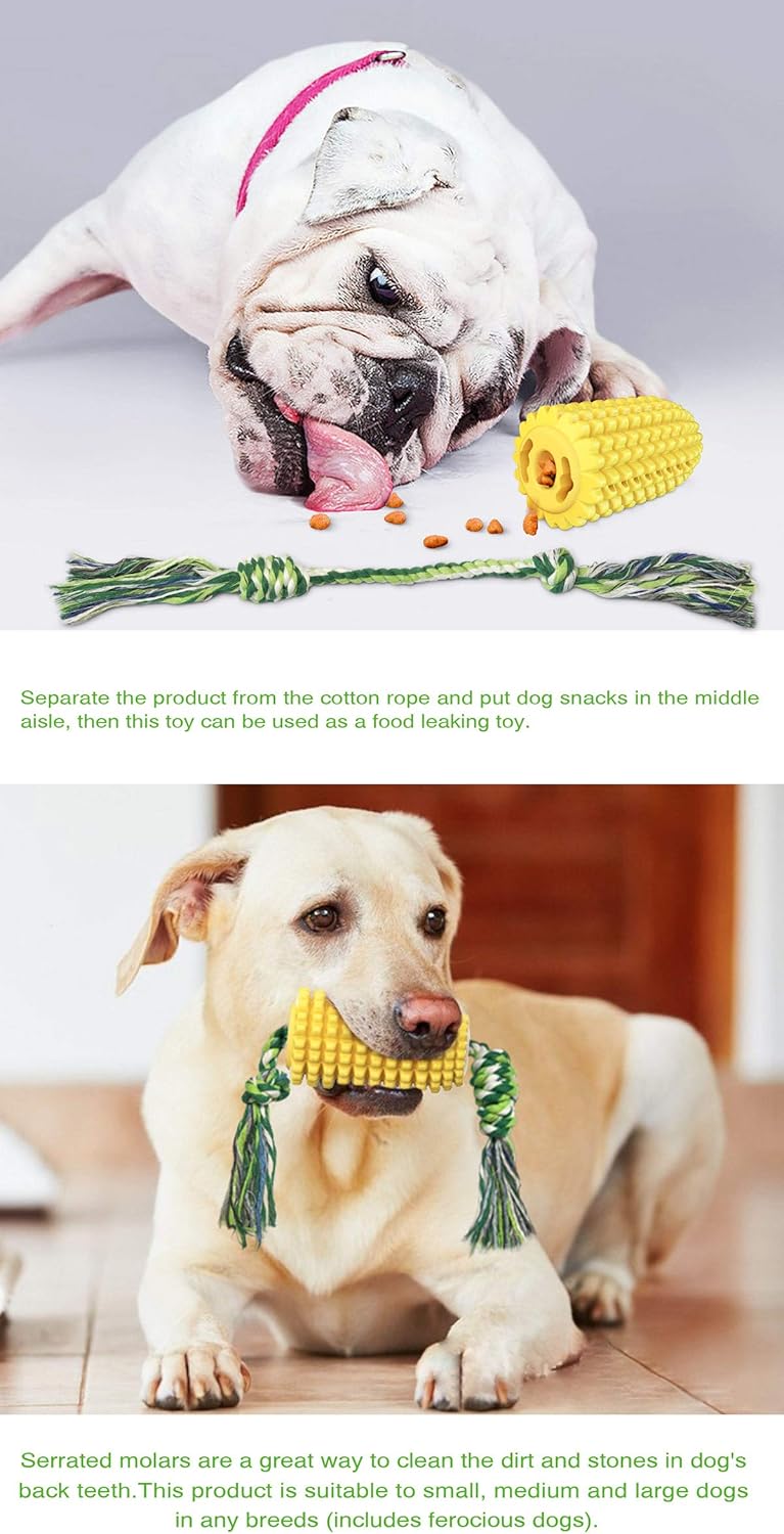 Kitchen & Dining : Forno Dog Toys Puppy Teething Dog Toothbrush Puppy Toy for Clean Teeth Durable Chew Rope Toys for Aggressive Chewers for Puppy Small Large Dog Interactive Treat Toys Bite Resistant Tough : 