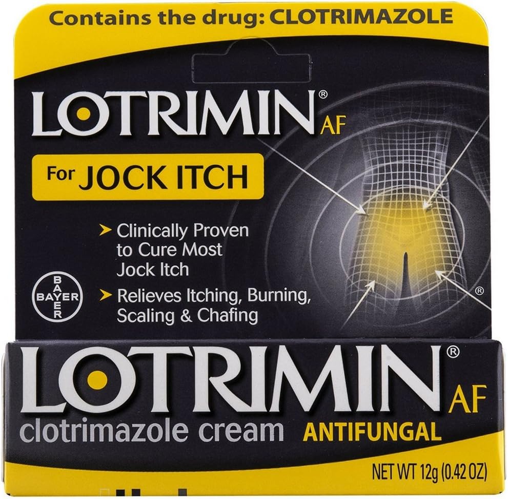 Lotrimin AF Jock Itch Antifungal Cream 0.42 oz (Pack of 2): Health & Personal Care
