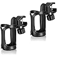 Universal Drink Holder (Two Pack) for Strollers Wheelchair Bikes Walkers Trolleys Golf Cart, Easy to Install Great to Carry W