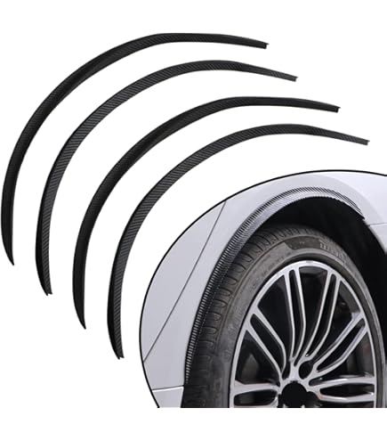 F150 Carbon Fiber Wheel Eyebrow Arch Cover Trim Mudguards Fender