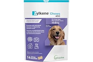 Vetoquinol Zylkene – Veterinary Health Product - Calm and Relaxed Behaviour in Pets During Stressful Events - 450 mg - Large 