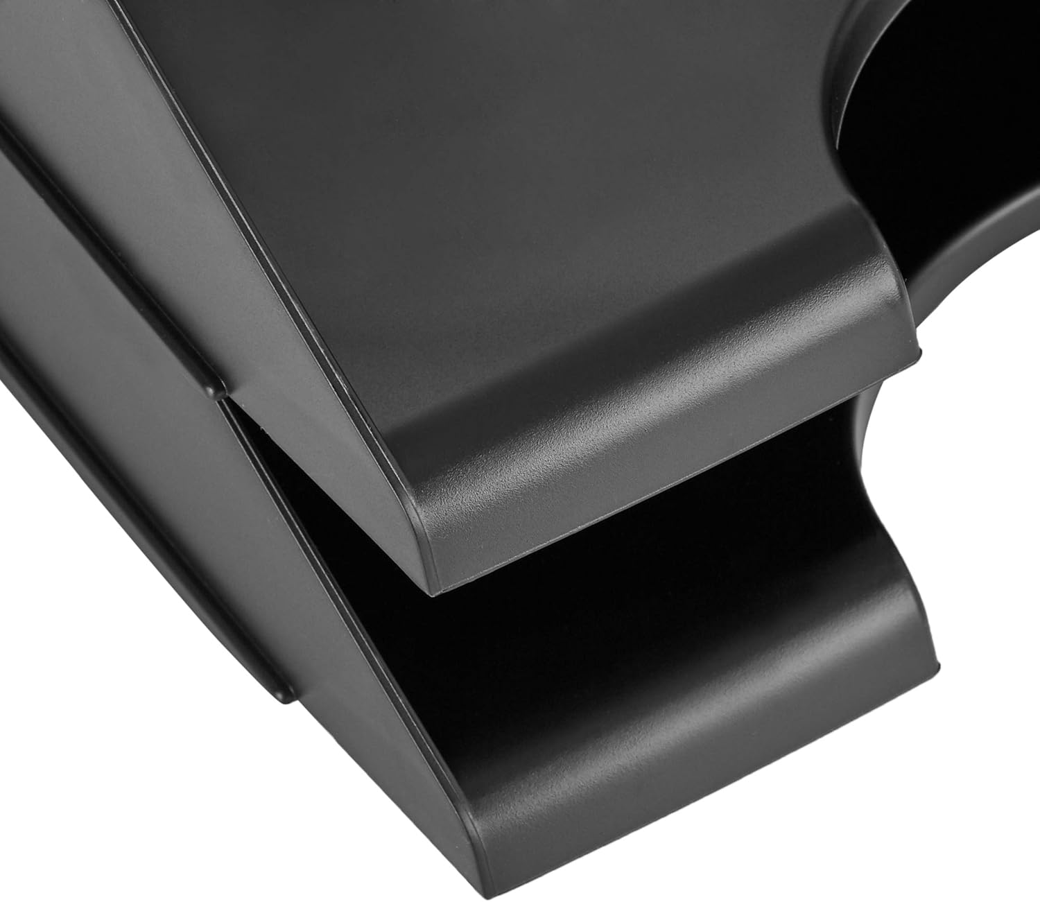 Basics Stackable Office Letter Organizer Desk Tray - Pack of 2, Black : Office Products