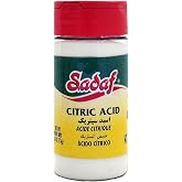 Sadaf Citric Acid Food Grade - Citric Acid Granulated for Cooking and Baking - 100% Pure Citric Acid - Salt Substitute - Kosher - PET Bottle with Shaker Top - 2.6 oz