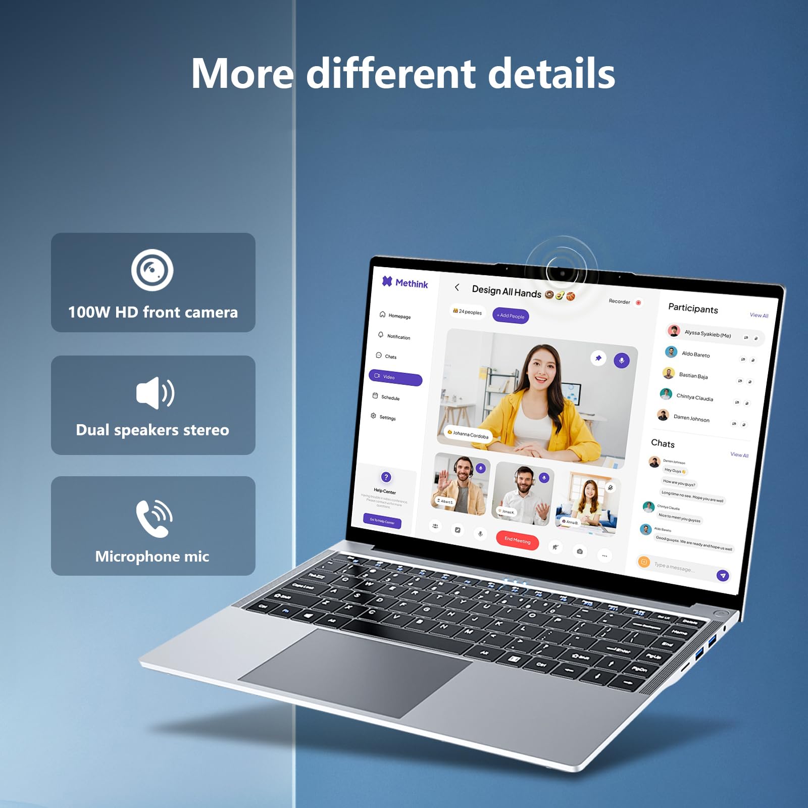 Laptop-Core i5, Gaming-Laptop Up to 3.60GHZ, Computer Laptops for 24GB RAM 512GB SSD, Business Laptop Full HD 1920X1200 Display 180 Angle Opening WIFI 5 Win 11 Pro HDMI & USB-A 100W HD Front Camera