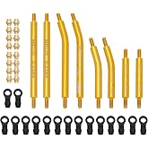 MEUS RACING TRX4M Links Brass High Clearance Links Set for Traxxas 1/18 TRX4M Defender Bronco RC Crawler (Defender Bronco)