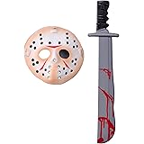 Friday The 13Th Jason Voorhees Mask And Machete Set