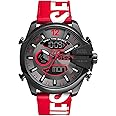 Diesel Mega Chief Stainless Steel Men's Watch with Analog or Digital Movement