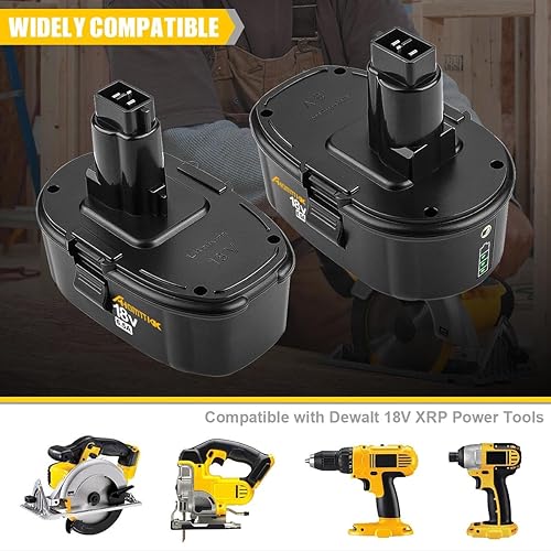 Dewalt 18 Volt Battery Replacement 2Pack 18V 6000mAh Battery - Main Image