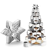 MUMSUNG Star Cookie Cutter Set, 10 PCS Star Shaped