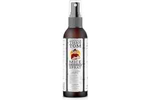 Tougher Than Tom Mouse Repellent Spray – 8 fl oz Premium Cinnamon and Peppermint Oil for Rodents – Effective Mouse Repellent Indoor – Mice Deterrent – All-Natural Formula