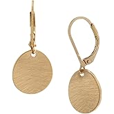 Disc Drop Earrings