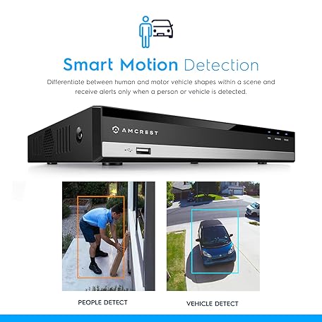 Amcrest 4K 8 Channel AI DVR Security Camera System Recorder Dvr For Analog Security Cameras Amcrest  550 - View #11