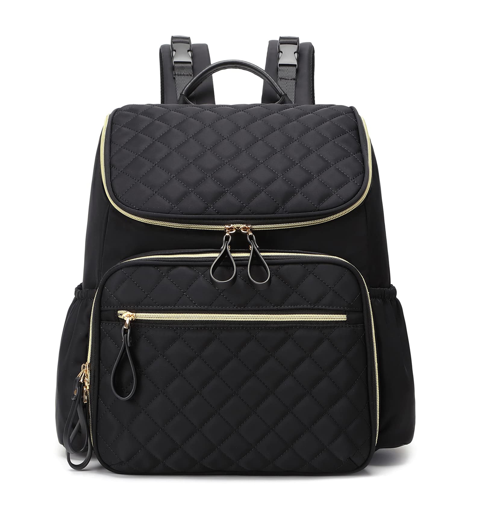 [Shaelyka] マザーズバッグ リュック レディース 大容量 マザーズリュック おしゃれ 背面ポケット 軽量 撥水 通勤 ママバッグ バックパック 黒 出産祝い 出産 準備 お祝い プレゼント…商品画像