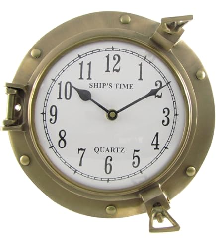 アンティーク 船舶時計 SHIP’S CLOCK 真鍮×木製 国立市｜船時計｜アンティークス・エクスカリバー ANTIQUES